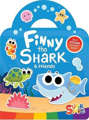 Super Simple™ Finny The Shark & Friends Jelly Sticker Playset (includes 20 Reusable Stickers!)