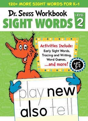 Dr. Seuss Sight Words Level 2 Workbook (a Sight Words Workbook For Kindergarten And 1st Grade (120+ Words, Games & Puzzles, Tracing Activities, And More))