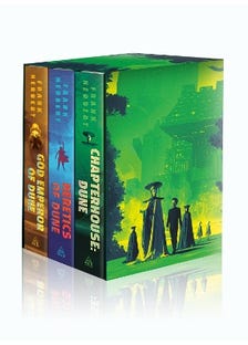 Frank Herbert's Dune Saga Books 4-6 (deluxe Hardcover Boxed Set: God Emperor Of Dune, Heretics Of Dune, And Chapterhouse: Dune)