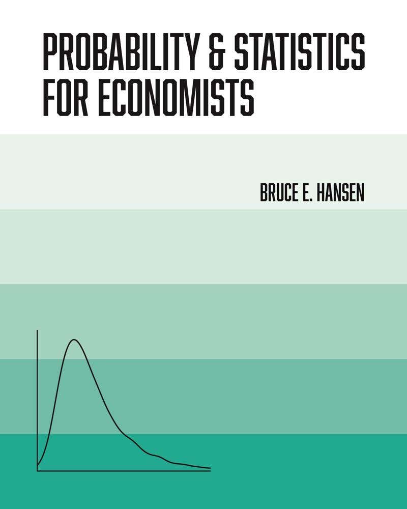 Probability And Statistics For Economists