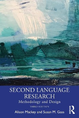 Second Language Research 3rd Edition (methodology And Design)