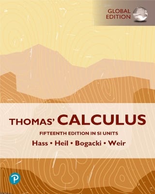 Thomas' Calculus, Si Units 15th Edition