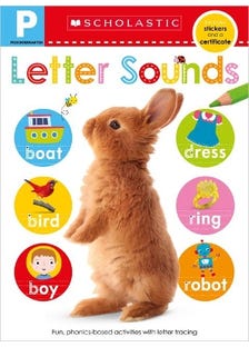 Letter Sounds Pre-k Workbook: Scholastic Early Learners (skills Workbook)