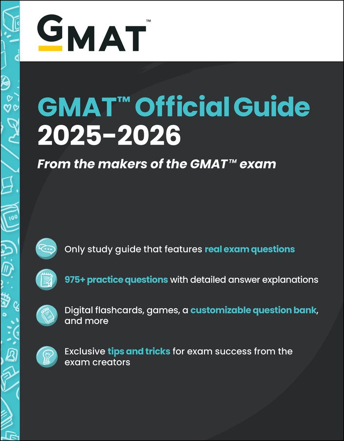 Gmat Official Guide 2025 - 2026 (book + Online Question Bank)