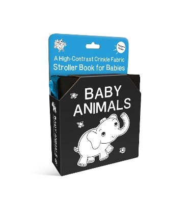 Baby Animals: A High-contrast Crinkle Fabric Stroller Book For Babies