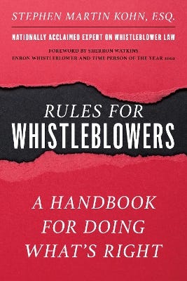 Rules For Whistleblowers (a Handbook For Doing What's Right)