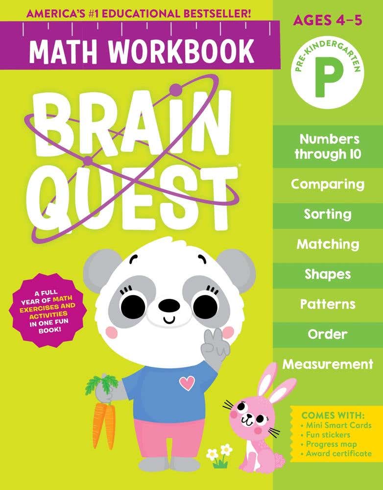 Brain Quest Math Workbook: Pre-kindergarten