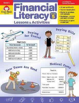 Financial Literacy Lessons And Activities, Grade 5 Teacher Resource