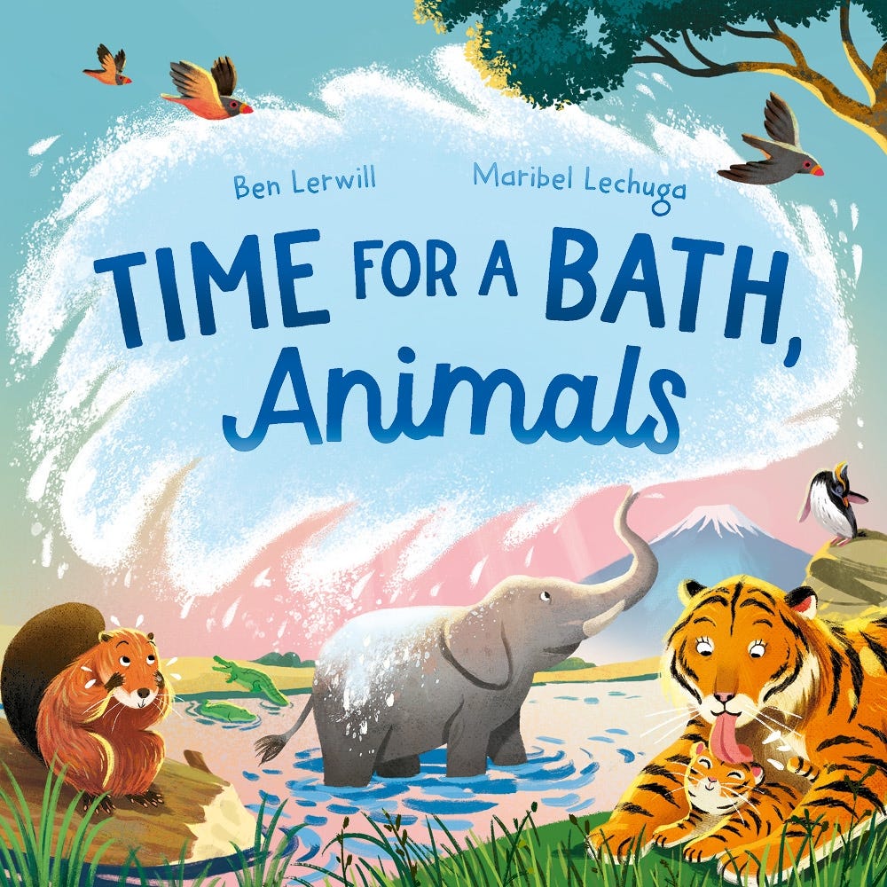 Time For A Bath, Animals (bathtime Non-fiction Full Of Splashy Animals And Facts)