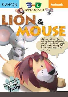 3d Craft: Animals: Lion & Mouse