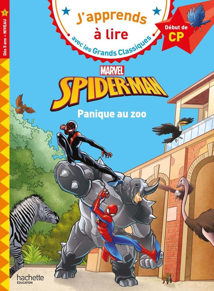 Disney Cp Niveau1 Spider-man Panique Au Zoo