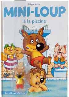 Mini-loup À la Piscine Avec Figurine