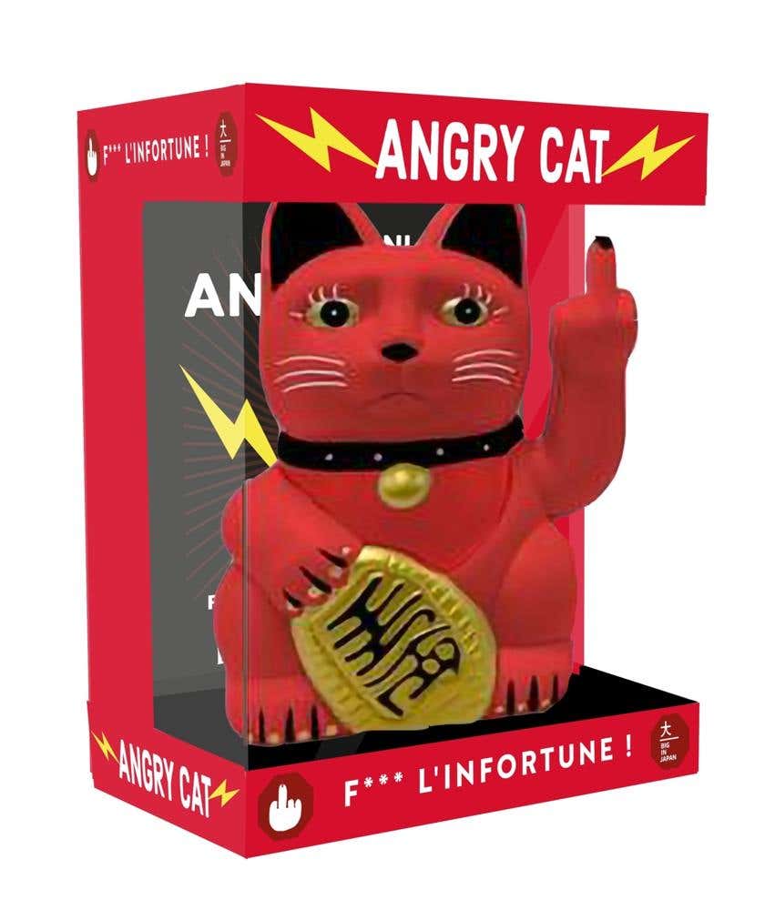 Coffret Angry Cat (le Porte-bonheur Au Sale Caractère)