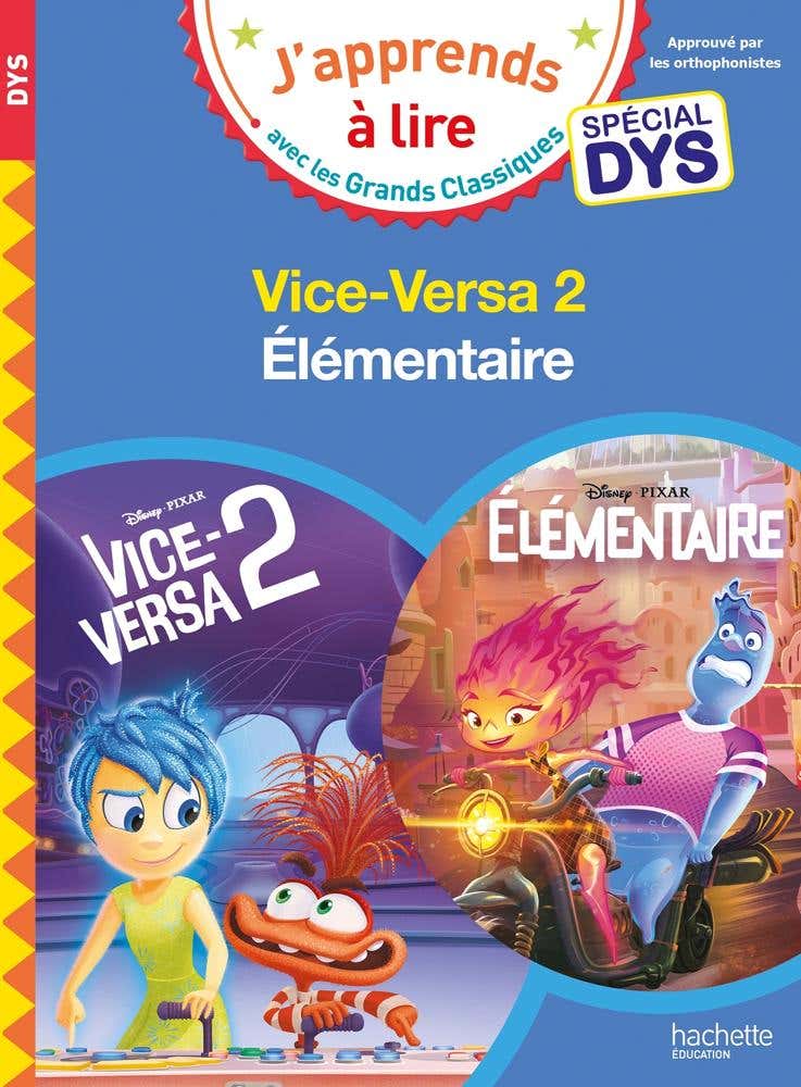 Disney - Spécial Dys (dyslexie) - 2 Histoires - Elémentaire Vice Versa 2