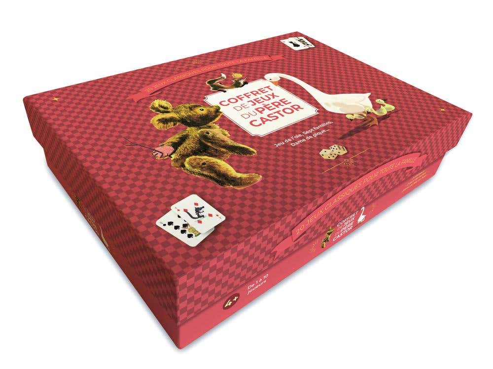 Coffret de Jeux du Père Castor (jeu de L'oie, Sept Familles, Dame de Pique...)
