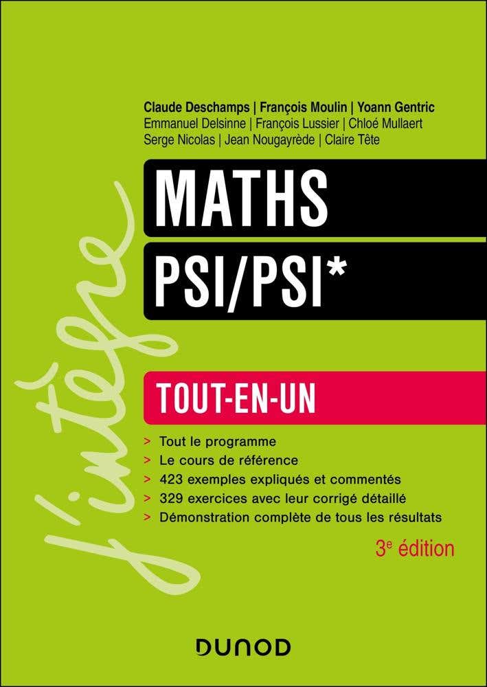 Campus Maths Tout-en-un Psi/psi* - 3e Éd.