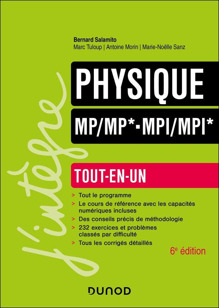 Physique Tout-en-un Mp/mp*-mpi/mpi* - 6e Éd.