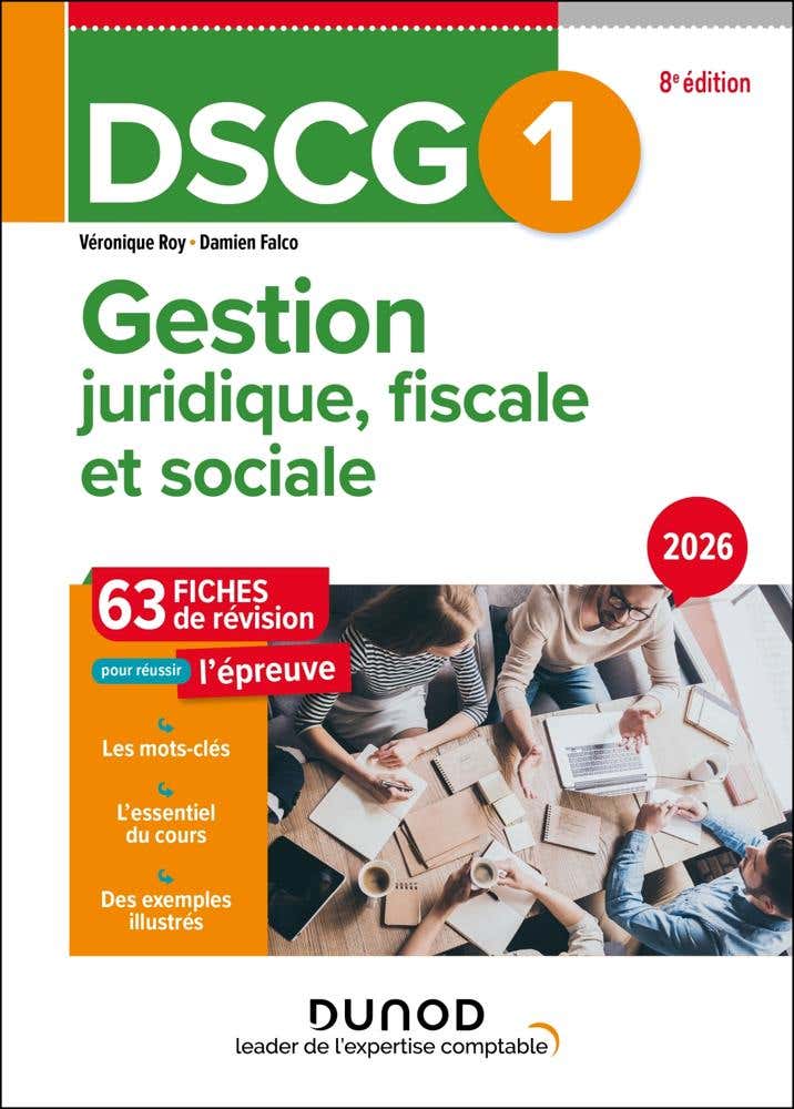 Dscg 1 Gestion Juridique, Fiscale et Sociale - Fiches 2026