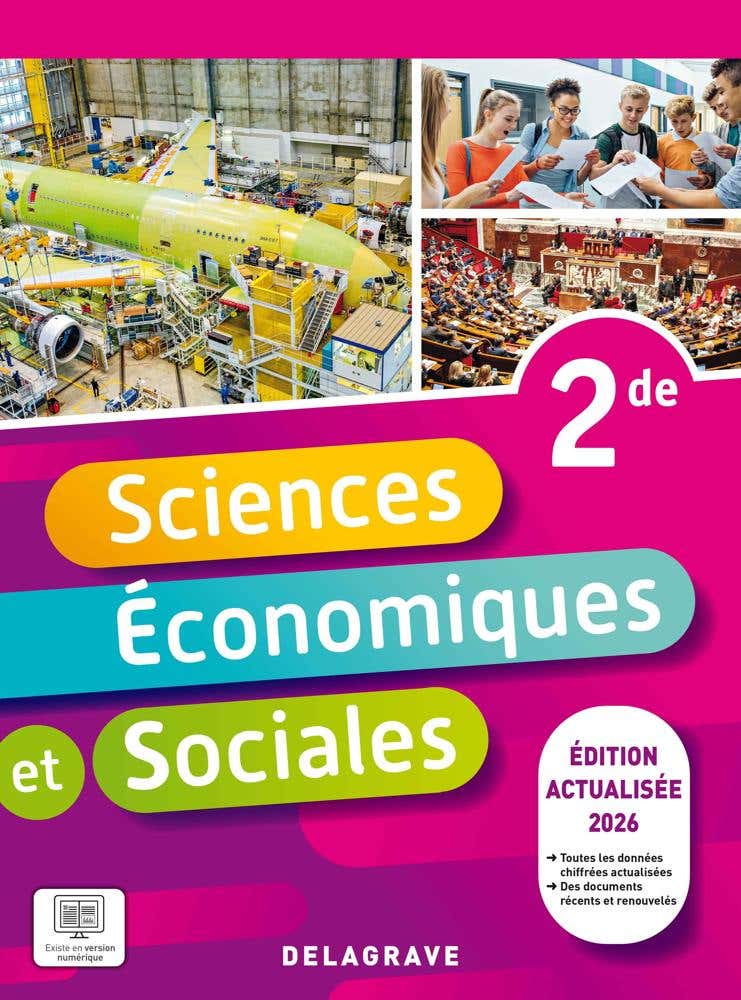 Sciences Économiques et Sociales (ses) 2de (2026) - Pochette Élève