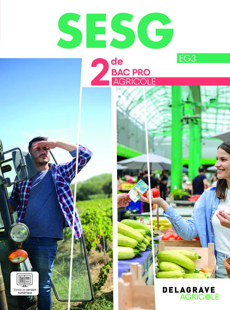 Sciences Économiques Sociales et de Gestion (sesg) 2de Bac Pro Agricole (2026) - Pochette Élève