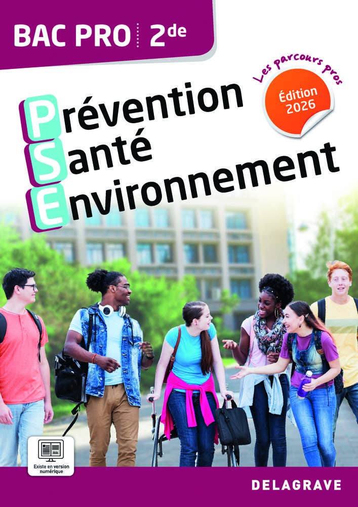 Les Parcours Pros - Prévention Santé Environnement (pse) 2de Bac Pro (2026) - Pochette Élève
