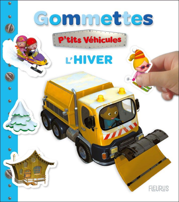 Mes Premières Gommettes P'tits Véhicules - Hiver