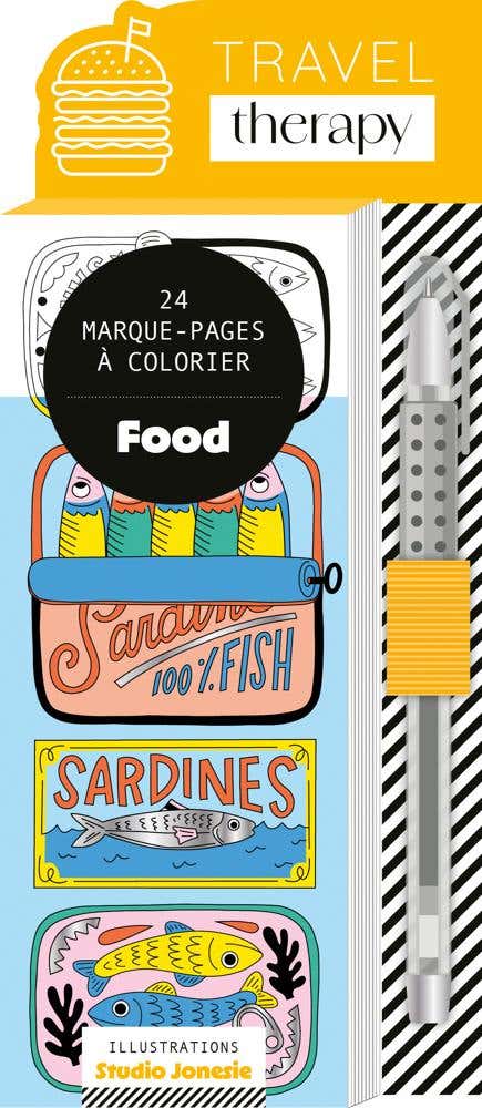 Marque-pages Food (+ Stylo Gel Argent)