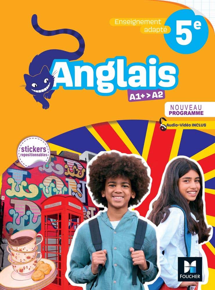 Cahier D'anglais 5e Enseignement Adapté - Éd. 2026
