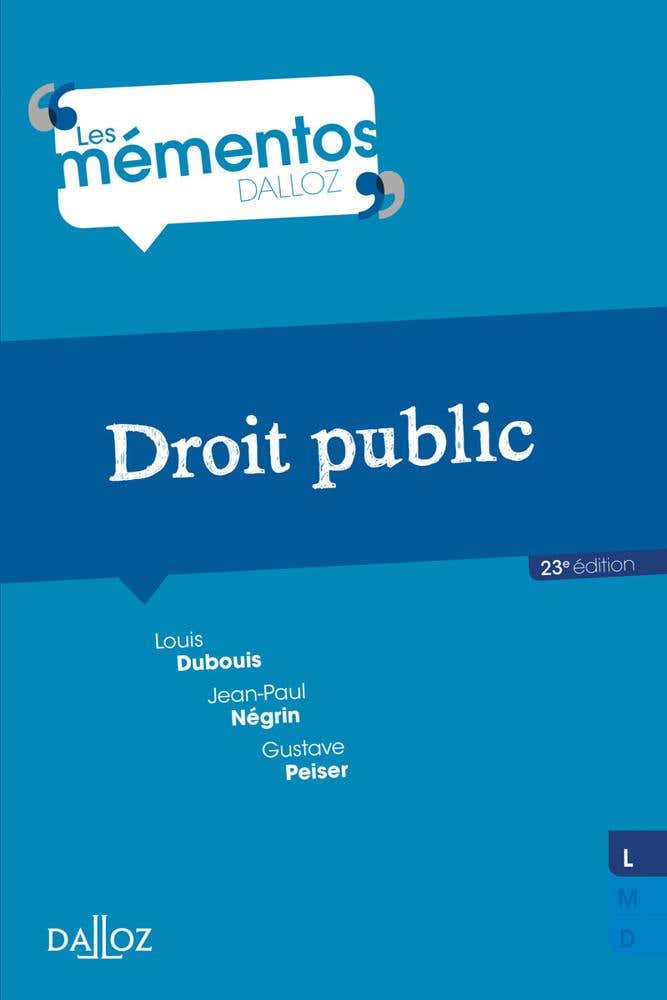 Droit Public 23ed