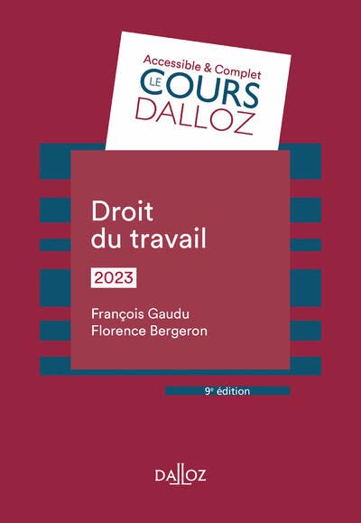 Droit du Travail 2023 9ed
