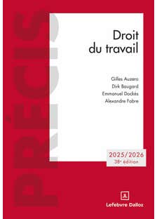 Droit du Travail 2026. 38e Éd.