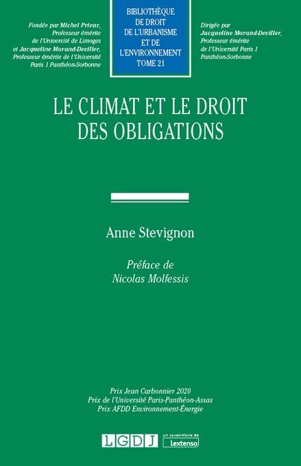 Le Climat et le Droit des Obligations