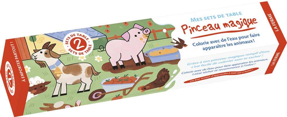 Mes Sets de Table Pinceau Magique - La Ferme