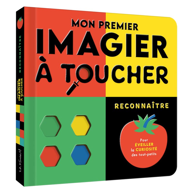Mon Premier Imagier À Toucher - Reconnaître - Pour Éveiller la Curiosité des Tout-petits