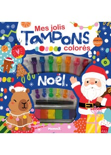 Mes Jolis Tampons Colorés - Noël (capybara, Père Noël)