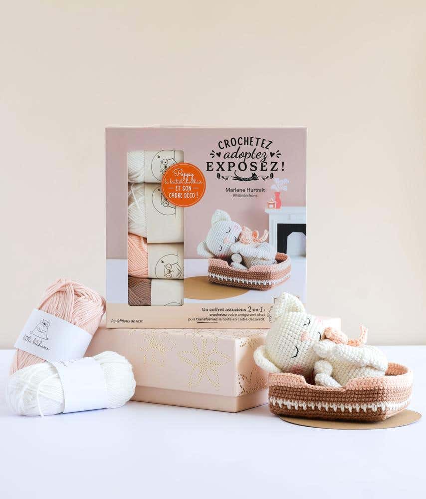 Crochetez, Adoptez, Exposez ! Coffret Chat : Poppy le Bristish