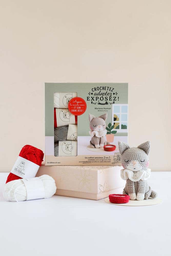 Crochetez, Adoptez, Exposez ! Coffret Chat : Aspen le Maine Coon