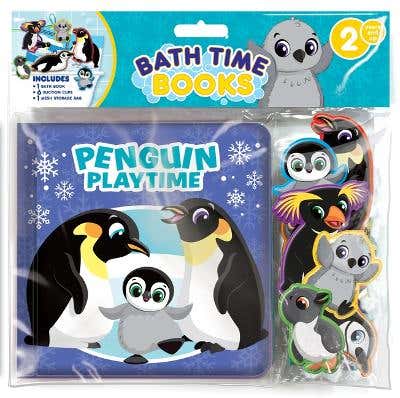 Penguins: Bath Time Books (with Suction Cups And Mesh Bag)