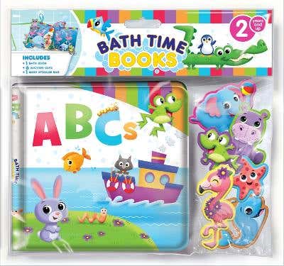 Abc Preschool: Bath Time Books (with Suction Cups And Mesh Bag)