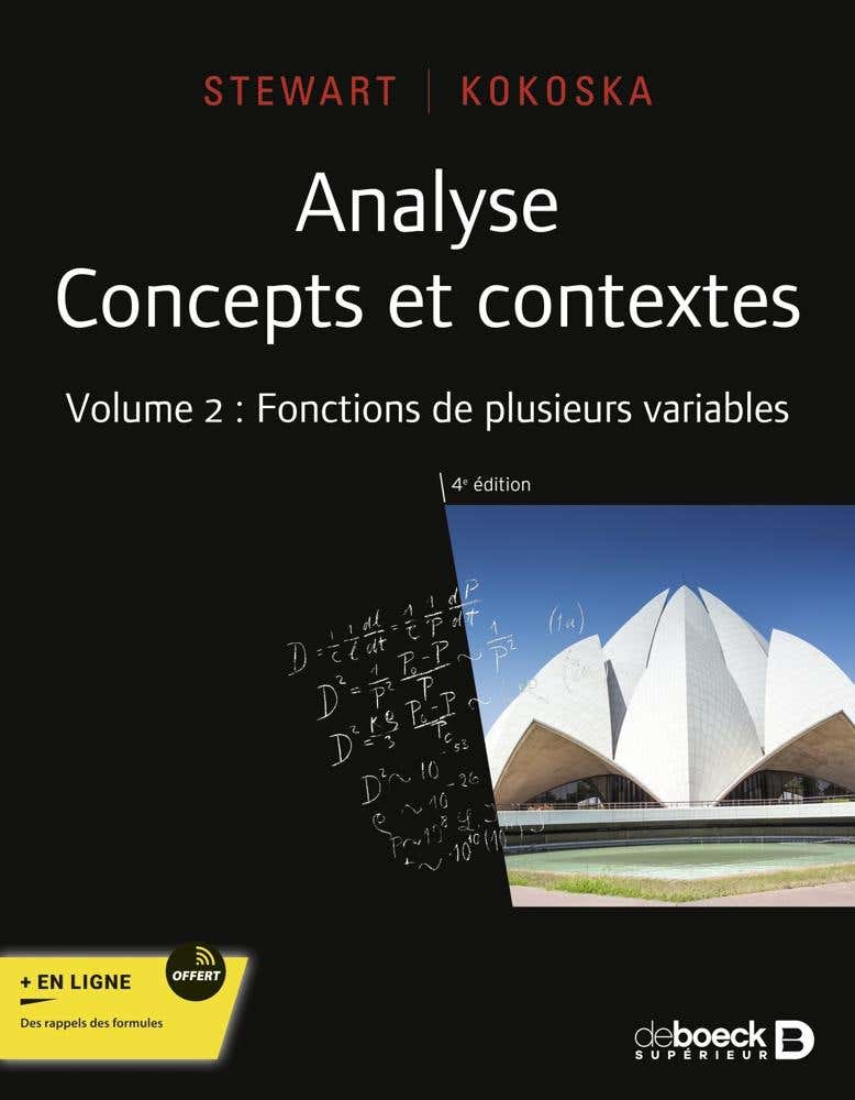 Analyse (concepts et Contextes. Volume 2 : Fonctions de Plusieurs Variables)