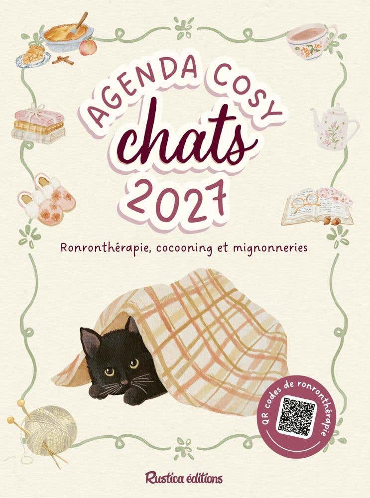 Mon Agenda Cosy Chats 2027 (ronronthérapie, Cocooning et Mignonneries)