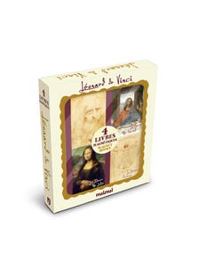 Livres Magnétiques - Léonard de Vinci (1 Coffret, 4 Magnets (fr-ing)