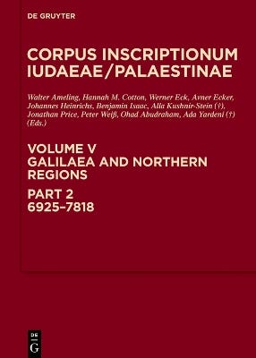 Galilaea And Northern Regions: 6925-7818