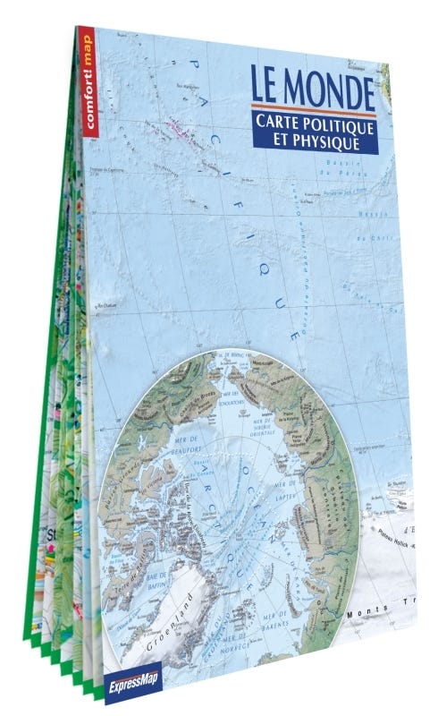 Monde 1/31.000.000 Carte Politique et Physique (format Xxl, Laminée)