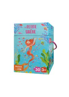 Puzzle + Livre - La Petite Sirène