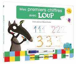 Livre Ardoise Loup - Mes Premiers Chiffres
