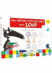 Livre Ardoise Loup - Les Lettres Minuscules