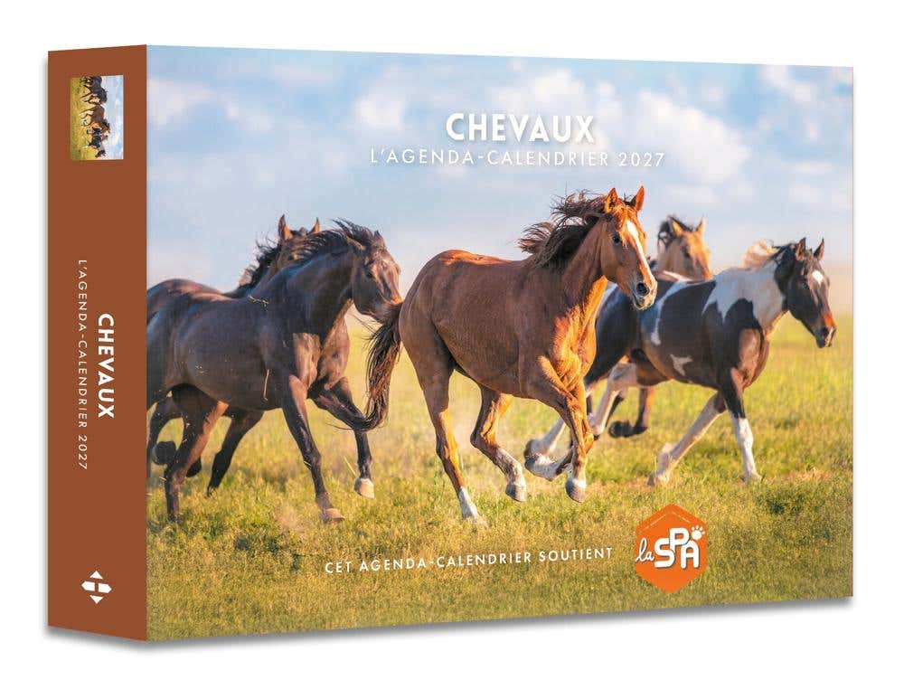 Chevaux - Agenda - Calendrier - Semainier 2027