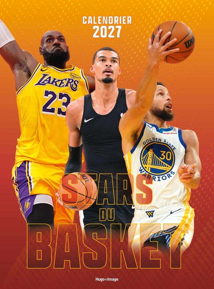 Calendrier Mural Stars du Basket 2027