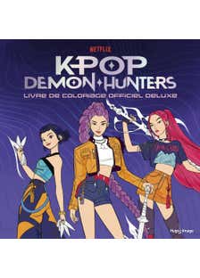 Kpop Demon Hunters - Livre de Coloriage Officiel Deluxe